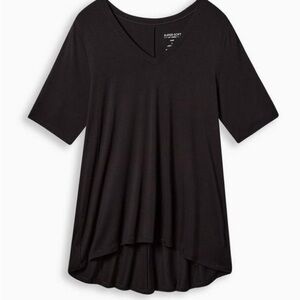 Torrid Favorite Tunic Super Soft V-Neck Hi-Low Tee